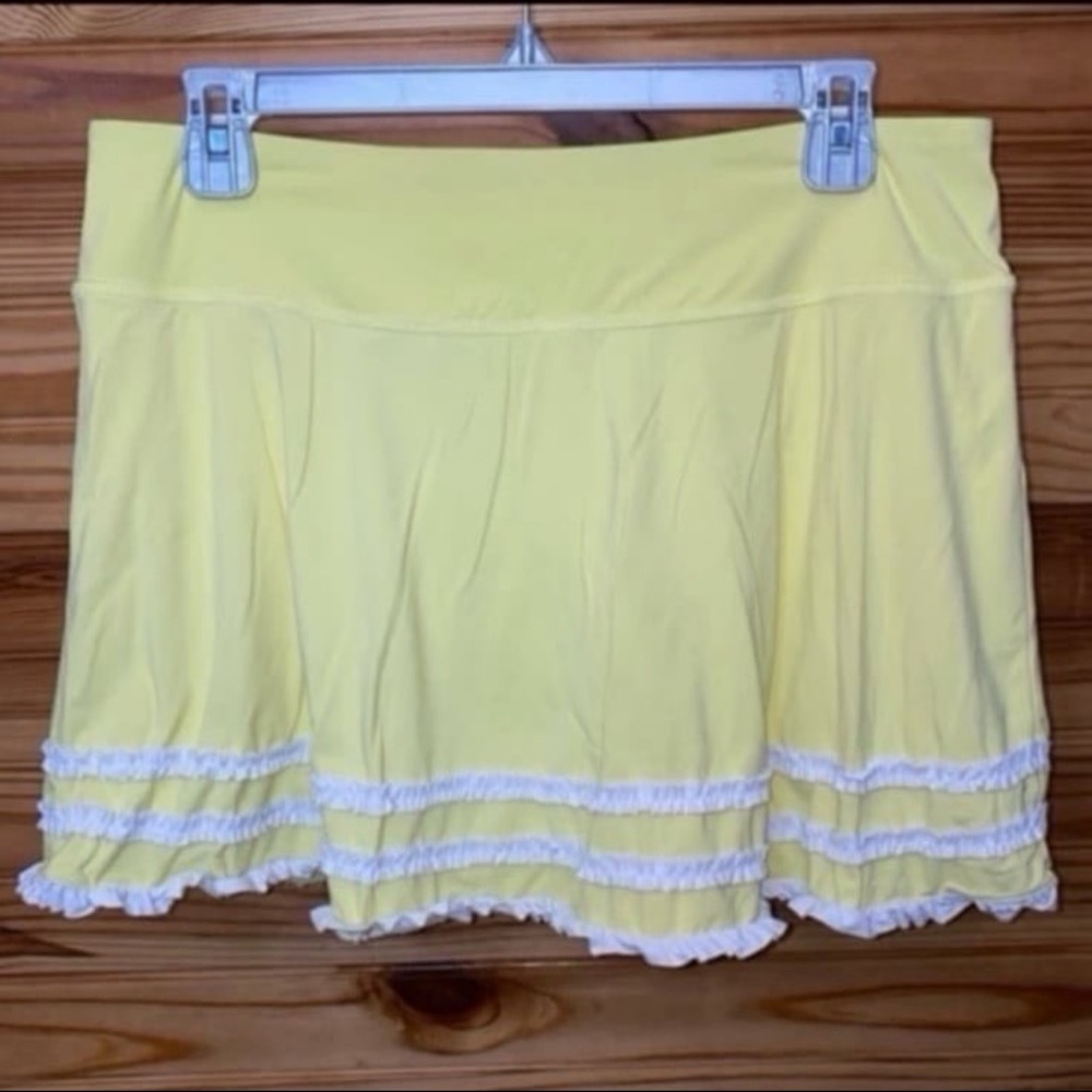LILLY PULITZER x MERYL UPF 50+ FIONNA SKORT WATCH HILL YELLOW Large